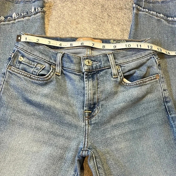 7 for all Mankind, The Ankle Skinny  Lux Vintage. Unique Ankle Detail!! - Picture 7 of 12